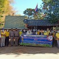 พิธีเปิดด่านชุมชนตำบลแม่วะและส่งผู้ปฏิบัติหน้าที่ร่วมจุดบริการ &quot;ด่านชุมชน&quot; ช่วงเทศกาลปีใหม่ ๒๕๖๔ ... Image 1